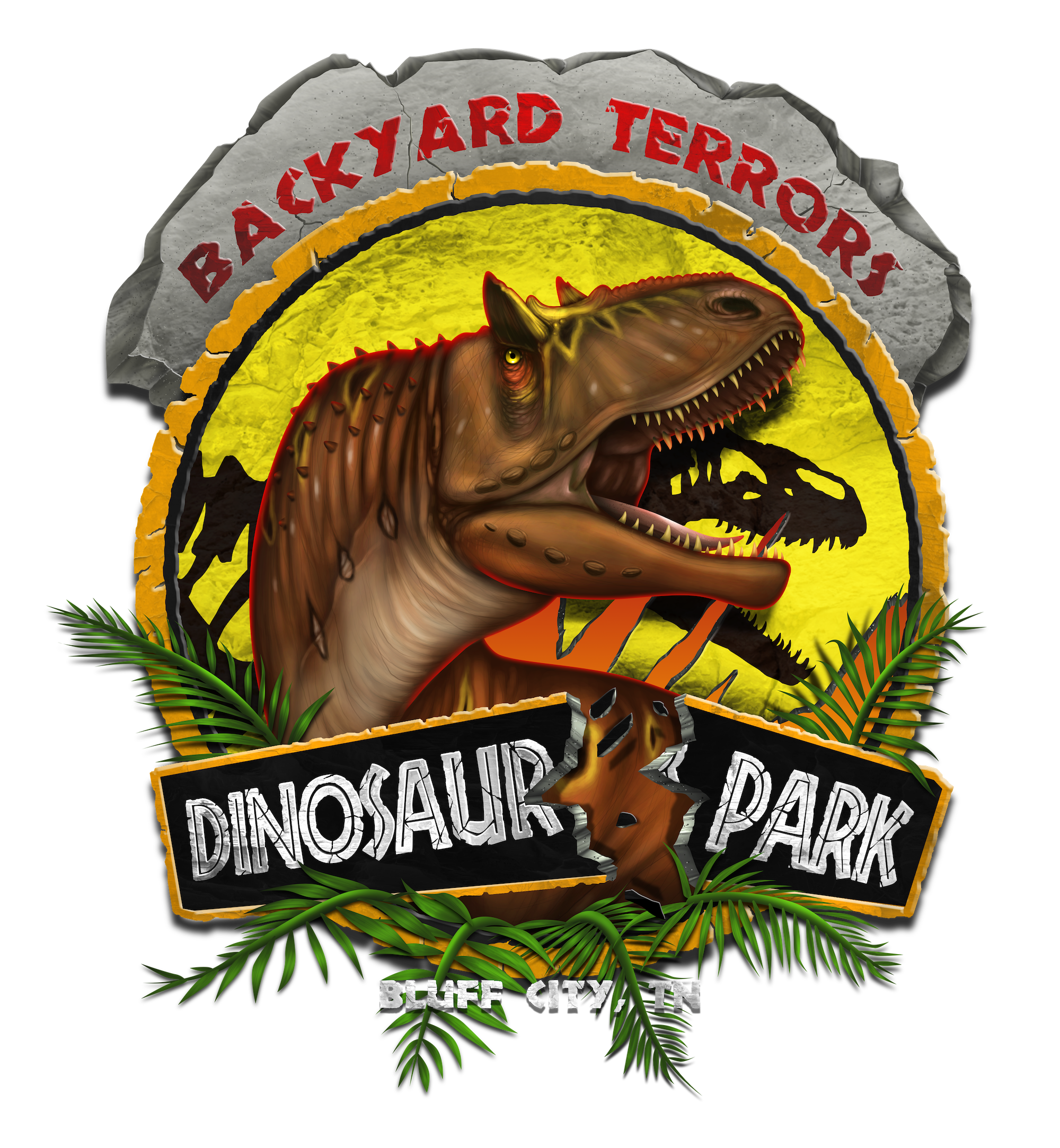 Backyard Terrors Dinosaur Park logo